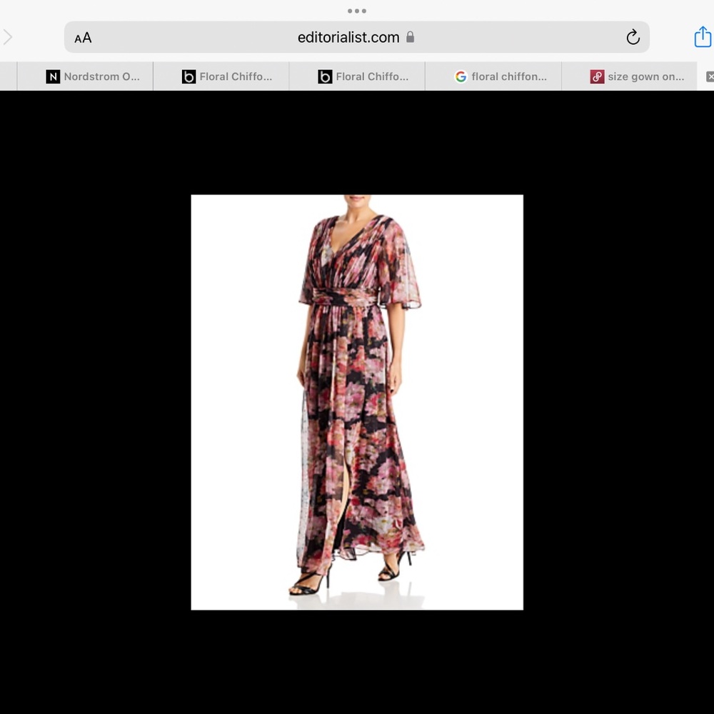Adrianna Papell plus evening gown